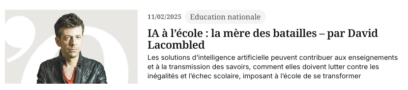 Aperçu article de l'opinion.fr